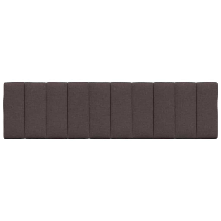 Hoofdbordkussen "Hanko" 180 cm stof donkerbruin