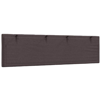 Hoofdbordkussen "Hanko" 180 cm stof donkerbruin