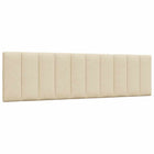 Headboard Cushion "Hanko" 180 cm fabric cream-colored