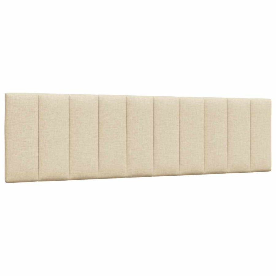 Hoofdbordkussen Stof Kleurig 180 cm Crème