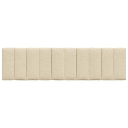 Hoofdbordkussen Stof Kleurig 180 cm Crème