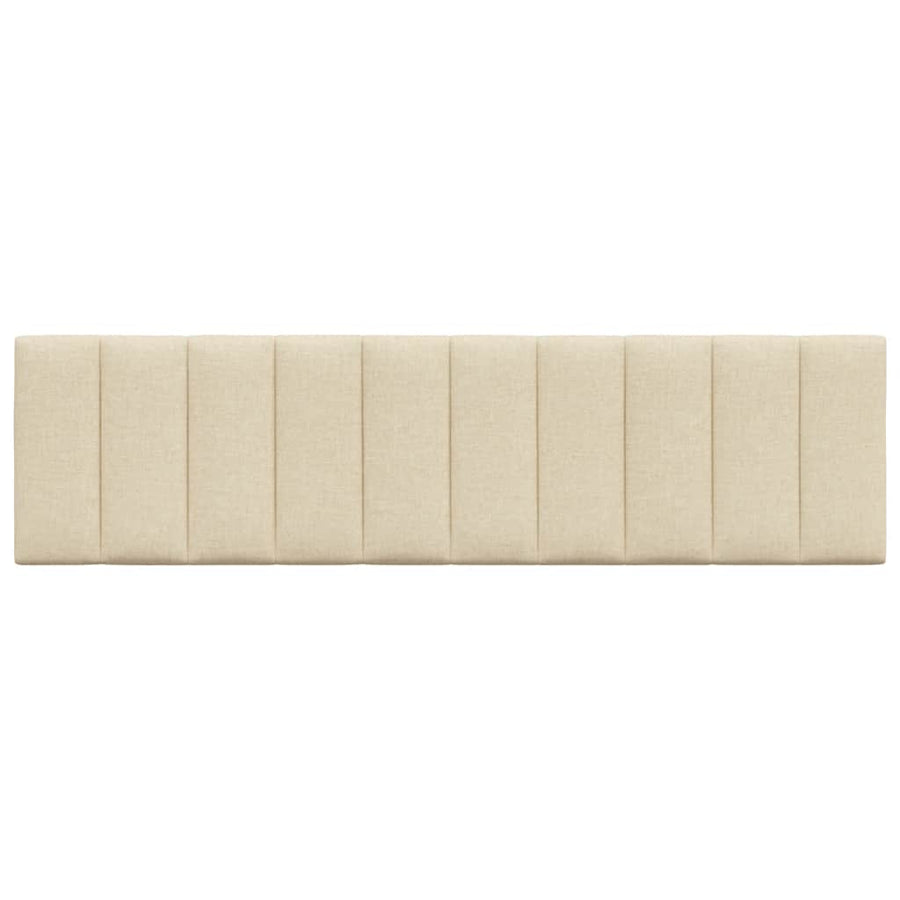 Hoofdbordkussen Stof Kleurig 180 cm Crème