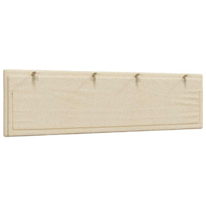 Hoofdbordkussen Stof Kleurig 180 cm Crème