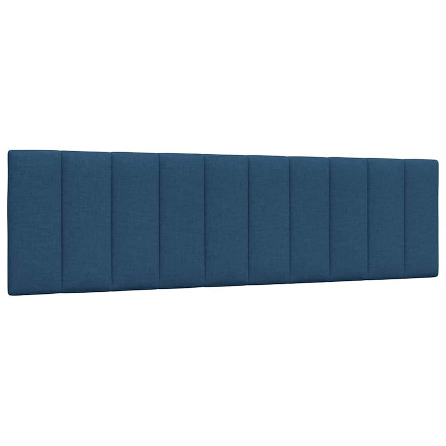 Hoofdbordkussen 180 cm stof blauw