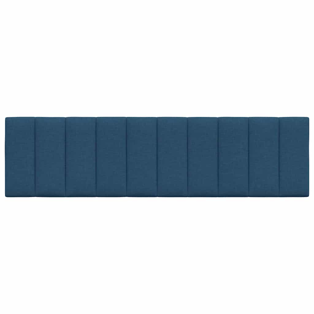 Hoofdbordkussen 180 cm stof blauw