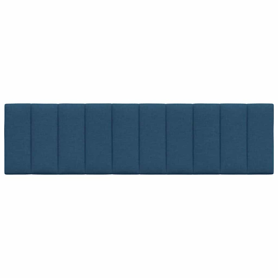 Hoofdbordkussen 180 cm stof blauw