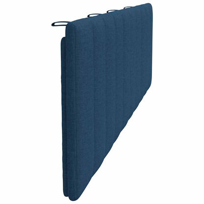 Hoofdbordkussen 180 cm stof blauw