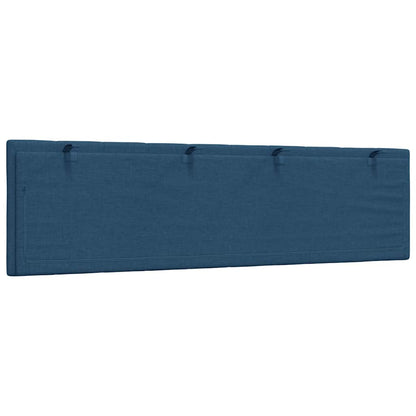 Hoofdbordkussen 180 cm stof blauw