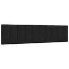 Headboard Pillow "Hanko" 200 cm fabric black