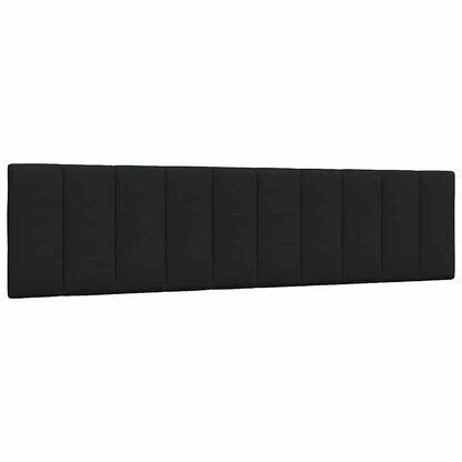 Hoofdbordkussen "Hanko" 200 cm stof zwart