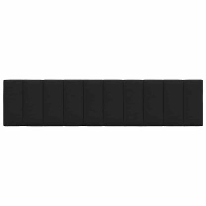 Hoofdbordkussen "Hanko" 200 cm stof zwart
