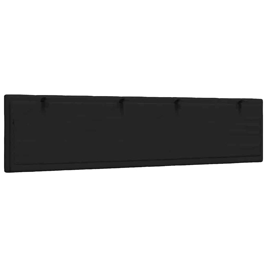 Hoofdbordkussen "Hanko" 200 cm stof zwart