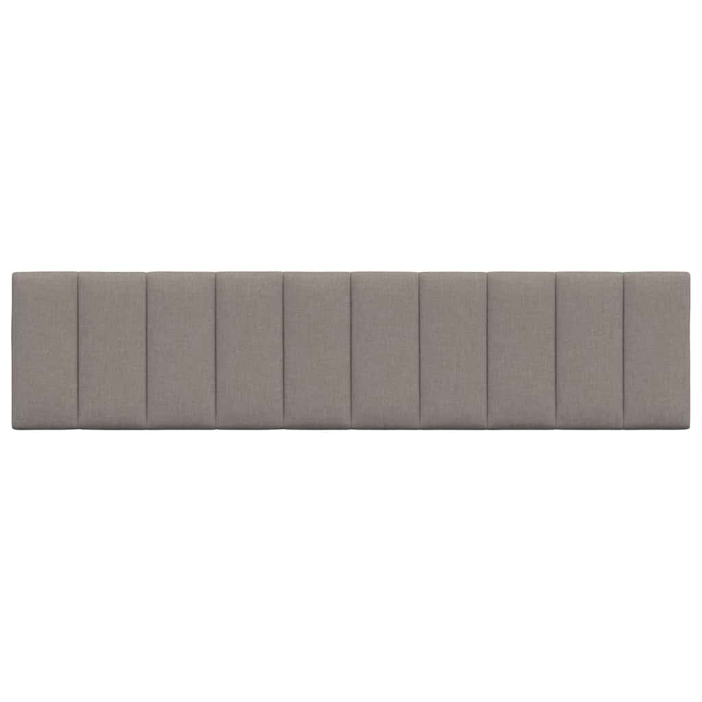 Hoofdbordkussen "Hanko" 200 cm stof taupe