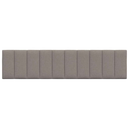 Hoofdbordkussen "Hanko" 200 cm stof taupe