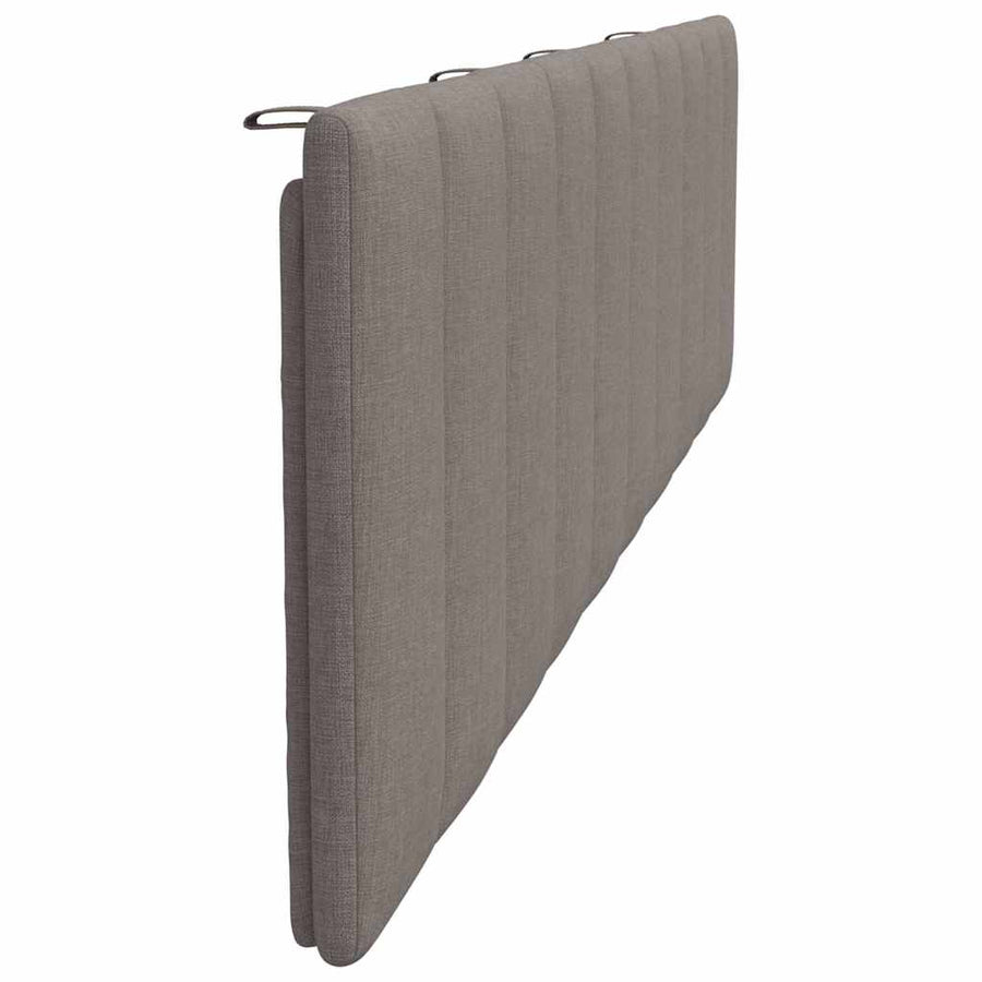 Hoofdbordkussen "Hanko" 200 cm stof taupe