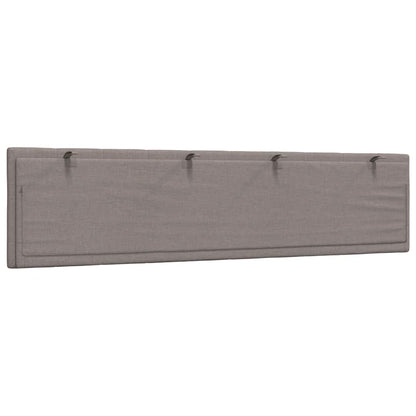 Hoofdbordkussen "Hanko" 200 cm stof taupe