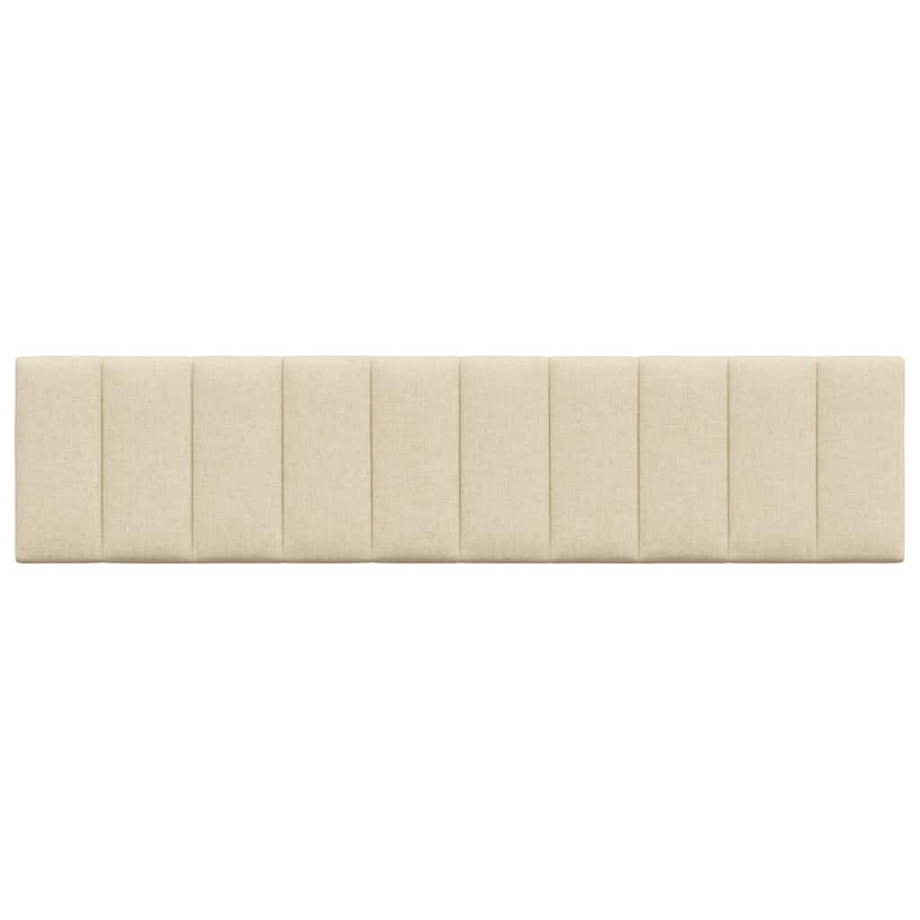 Hoofdbordkussen "Hanko" 200 cm stof crèmekleurig