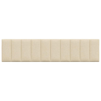 Hoofdbordkussen "Hanko" 200 cm stof crèmekleurig