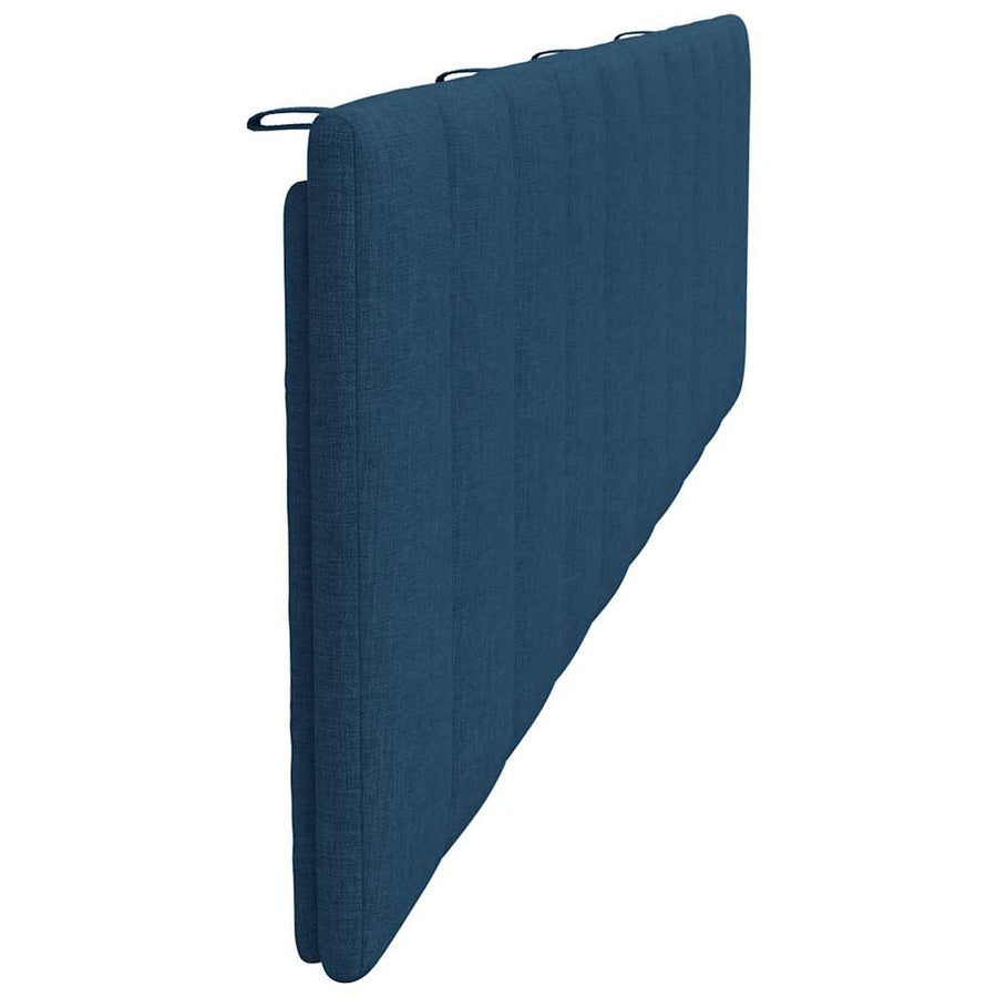 Hoofdbordkussen "Hanko" 200 cm stof blauw