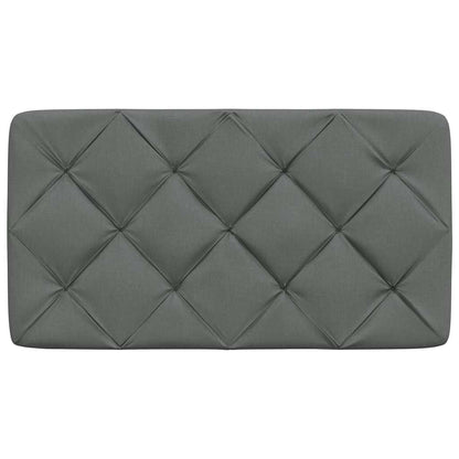 Hoofdbordkussen 80 cm stof donkergrijs