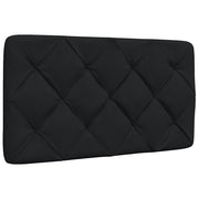 Headboard cushion 80 cm fabric black