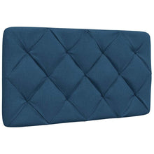 Hoofdbordkussen 80 cm stof blauw