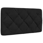 Headboard cushion 90 cm fabric black