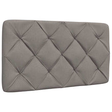Hoofdbordkussen 90 cm stof taupe