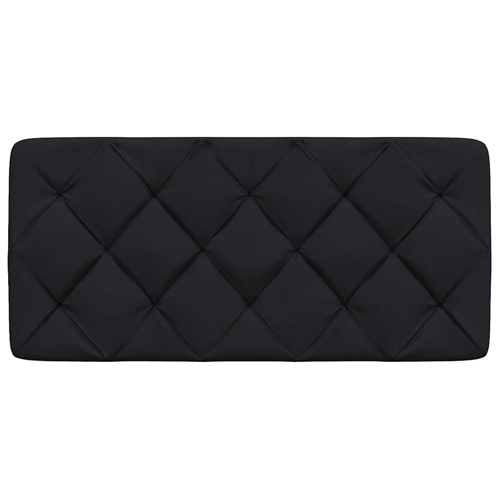 Hoofdbordkussen 100 cm stof zwart