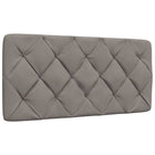 Headboard cushion 100 cm fabric taupe