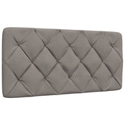 Hoofdbordkussen 100 cm stof taupe