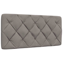 Hoofdbordkussen 100 cm stof taupe