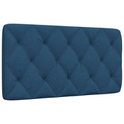 Hoofdbordkussen stof blauw 100 cm