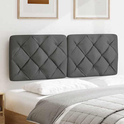 Hoofdbordkussen 140 cm stof donkergrijs