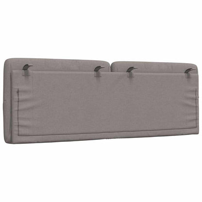 Hoofdbordkussen 140 cm stof taupe
