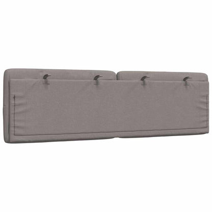 Hoofdbordkussen 160 cm stof taupe