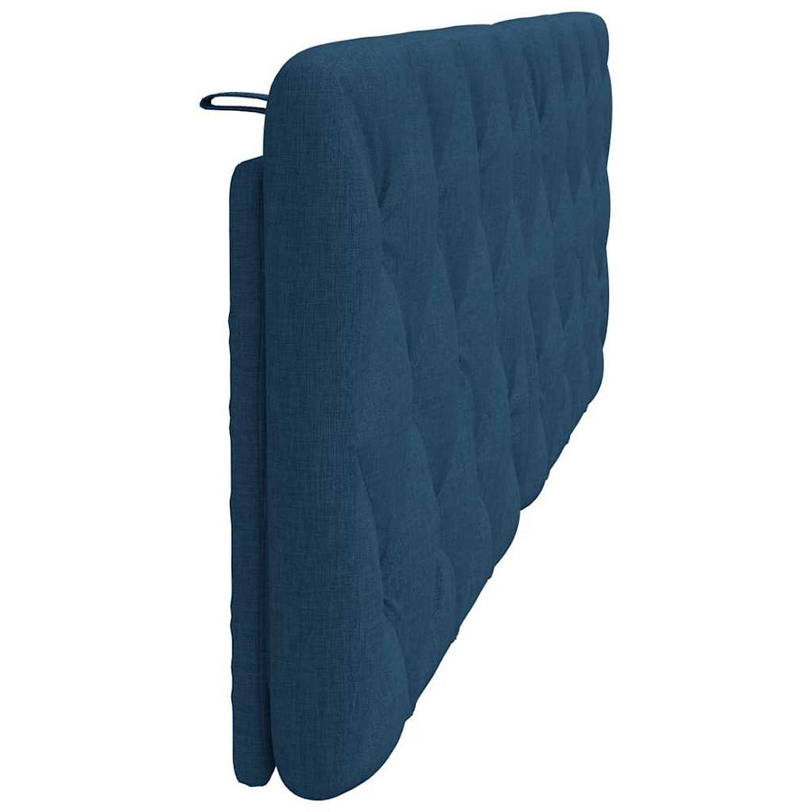 Hoofdbordkussen 160 cm stof blauw