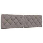 Hoofdbordkussen 180 cm taupe