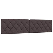 Hoofdbordkussen 200 cm donkerbruin polyester