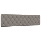 Hoofdbordkussen 200 cm taupe