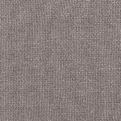 Hoofdbordkussen 200 cm stof taupe