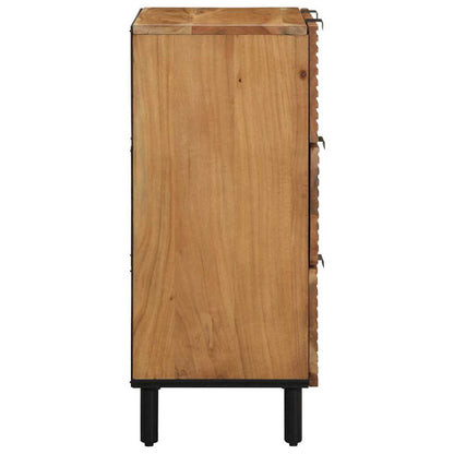 Dressoir set 2 st 120 x 33 x 75 cm Massief Acaciahout