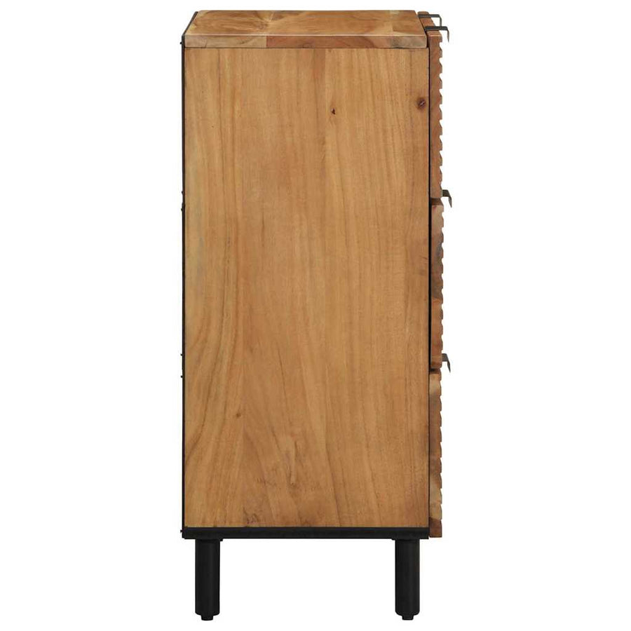 Dressoir set 3 st 180 x 33 x 75 cm Massief Acaciahout