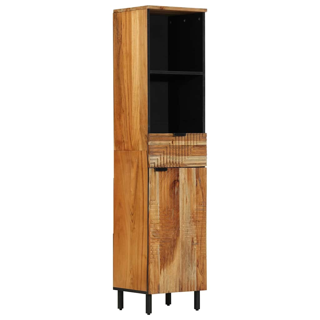 Badkamerkastenset 3 st Naturel 38 x 33 x 160 cm