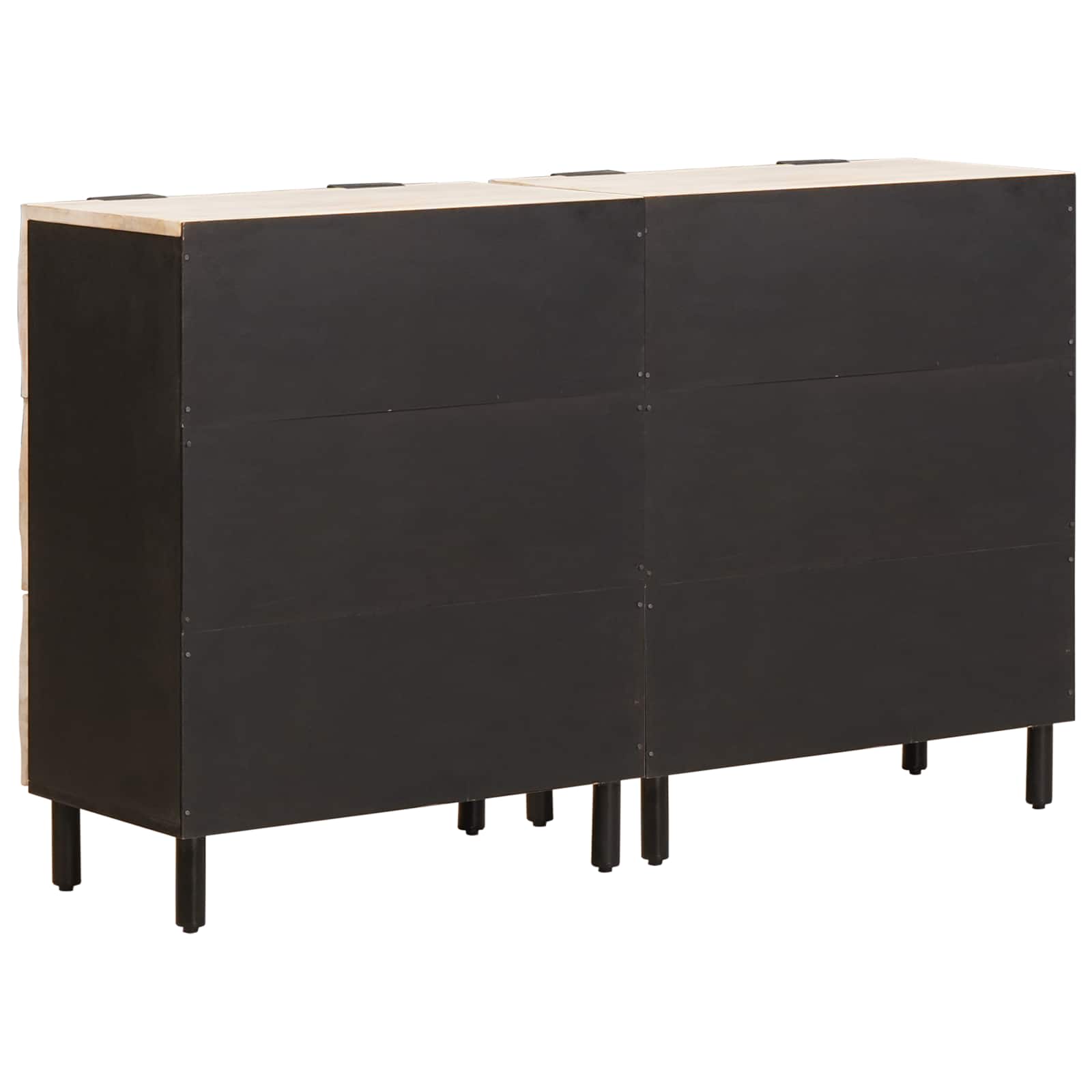 Dressoir Witte Was Afwerking Massief Mango Hout Wit gewassen afwerking