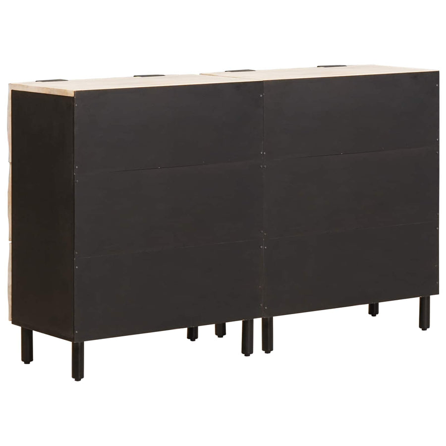 Dressoir Witte Was Afwerking Massief Mango Hout Wit gewassen afwerking