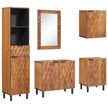 Badkamer Sets Met Lade Acacia Bruin Winish Massief Mango Hout Acacia bruin afwerking