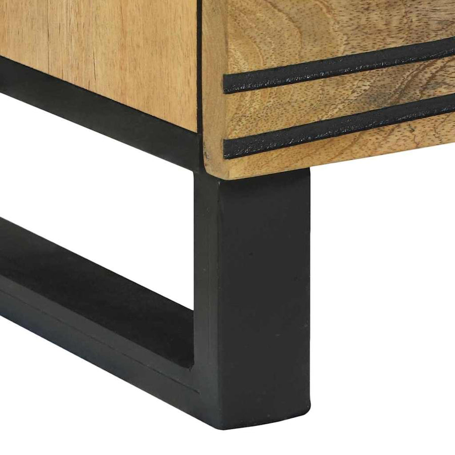 Dressoirs met lade met opslag 2 pcs Bruin Medium Massief mango hout