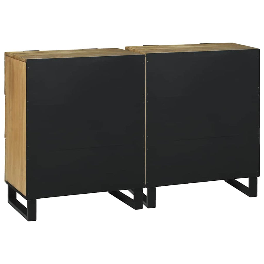 Dressoirs met lade met opslag 2 pcs Bruin Medium Massief mango hout