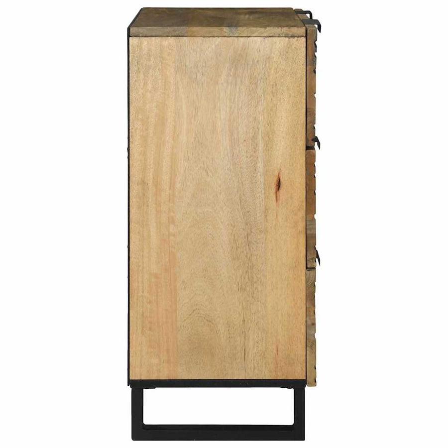 Dressoirs met lade met opslag 2 pcs Bruin Medium Massief mango hout